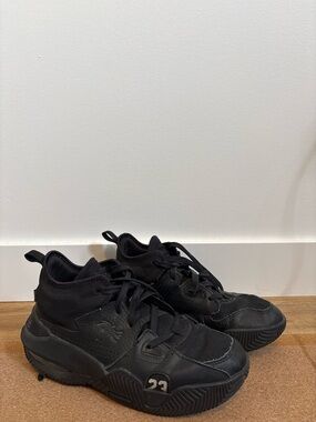 Jordan Little Kids Black High-Top Sneakers